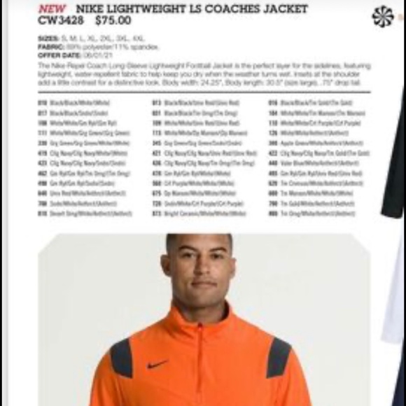 Nike Lightweight Ls Coaches Jacket 
